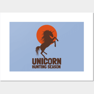 unicorn hunting season Posters and Art